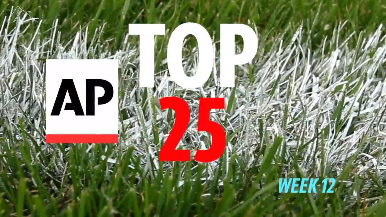 College football’s AP Top 25: Week 12