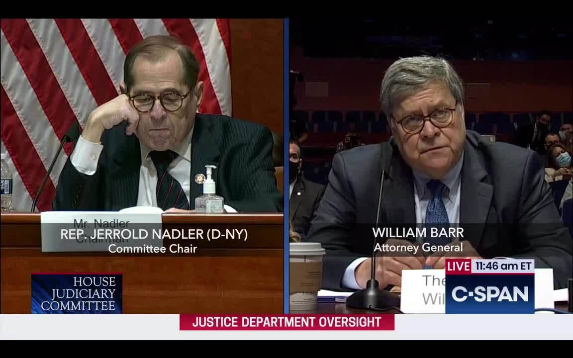 The Democrats’ treatment of Attorney General William Barr was     totally disgraceful