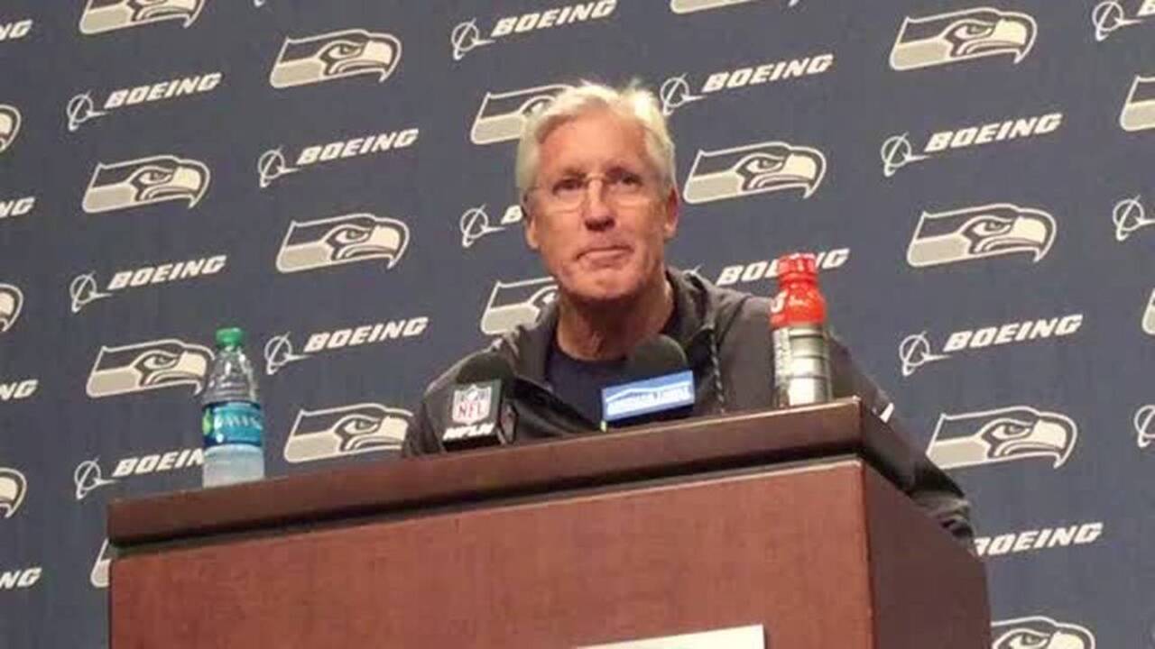 Pete Carroll on Luke Willson surgery, Michael Bennett OK, Sherman screaming aftermath