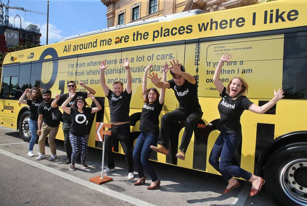 O, Miami wants you to see poetry everywhere — even on doggie poop bags