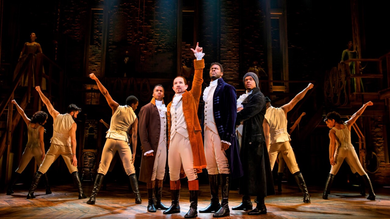 Scenes from the popular Broadway musical ‘Hamilton’