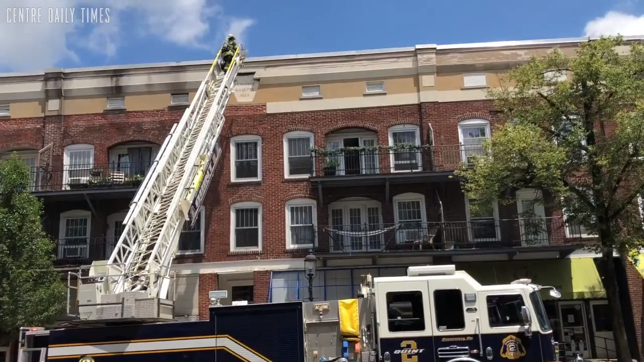 Downtown Bellefonte reopens after fire on roof of Confer’s Jewelers building