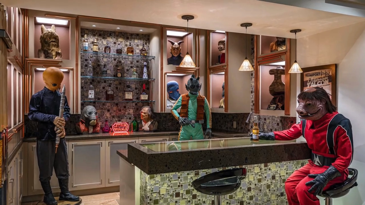Peek inside this $26.5 million home that goes all out with Star Wars museum in basement