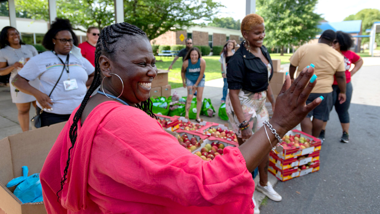 CMS answers a need for local families with a mobile food pantry