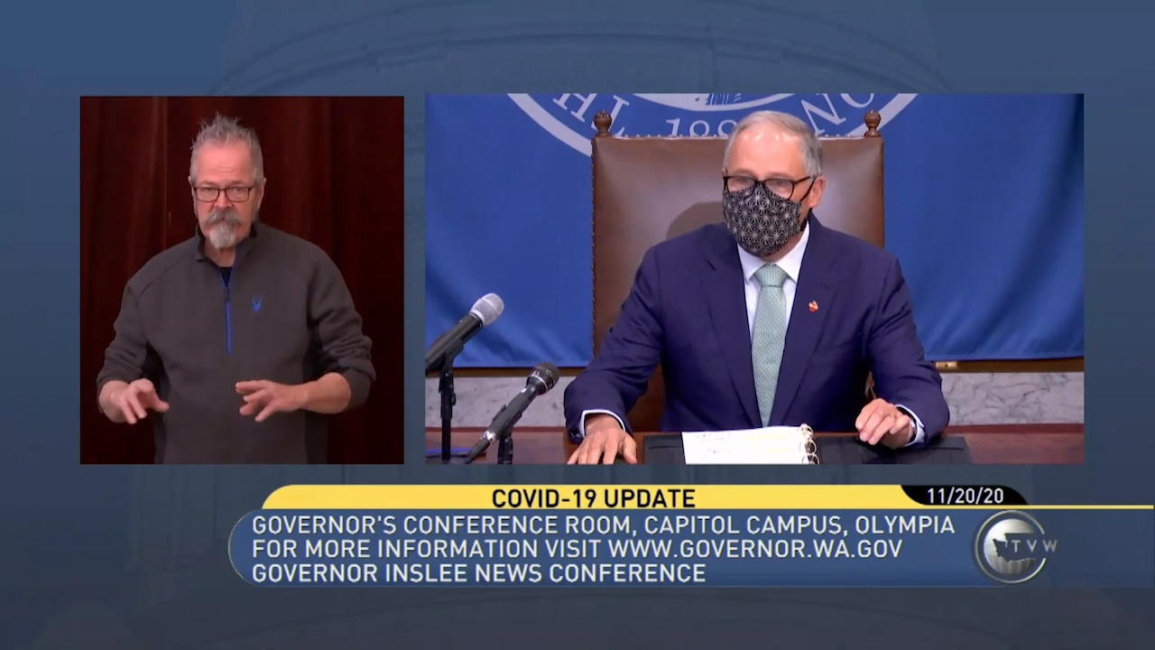 Watch: Gov. Jay Inslee spoke Friday (Nov. 20) on Washington state COVID-19 economic relief