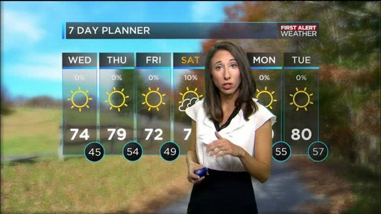 WBTV First Alert Weather forecast for 10.12.16