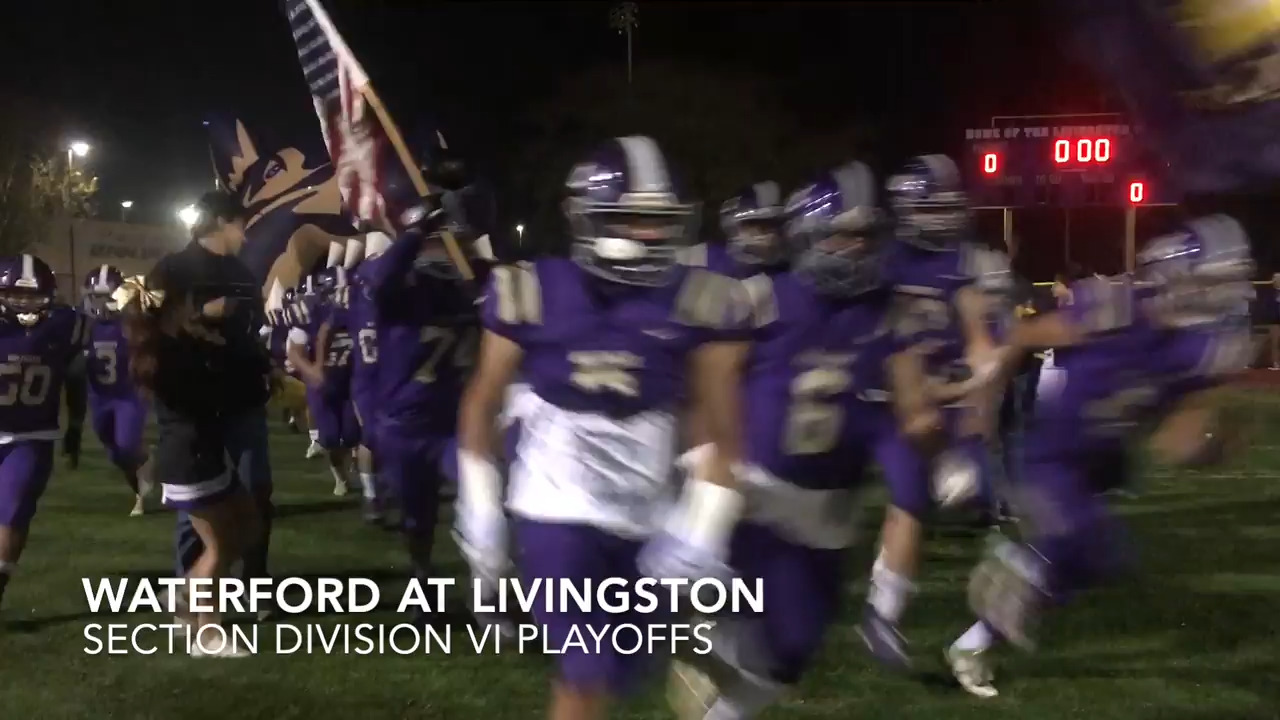 Watch highlights of Livingston’s 56-20 playoff victory over Waterford