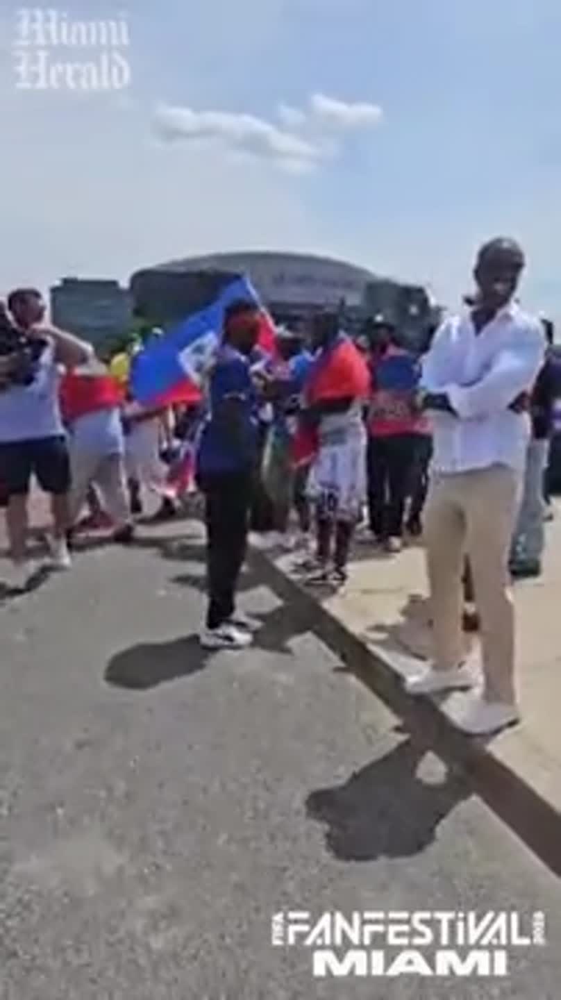 Fans rally before Haiti-Brazil World Cup showdown in Philadelphia