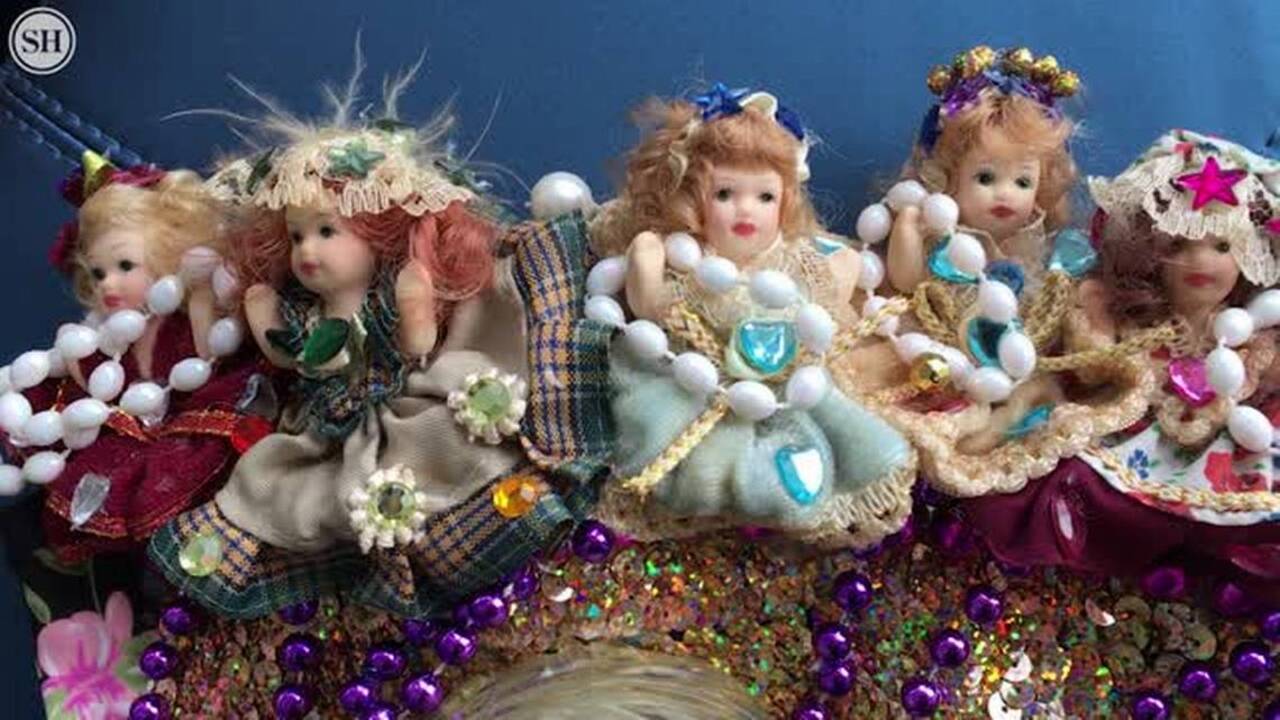 Look for these blinged-out bikini tops during Krewe of Salacia’s inaugural parade