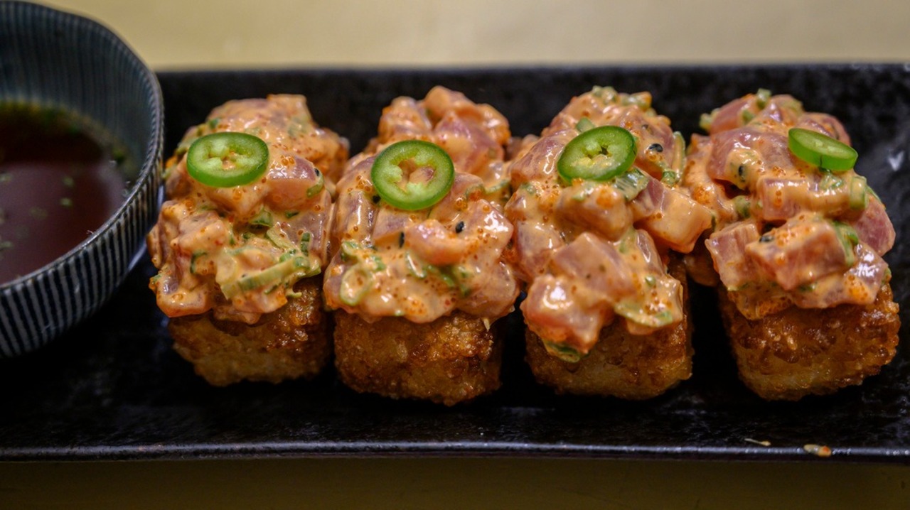 Chef at Binchoyaki shares how he makes ‘you gotta try’ krispy rice dish