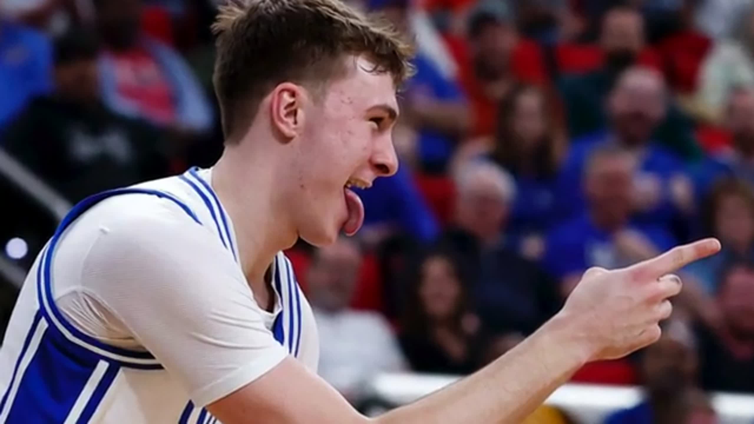 Photos: Duke celebrates Cooper Flagg’s return with dominating win in NCAA Tournament basketball action
