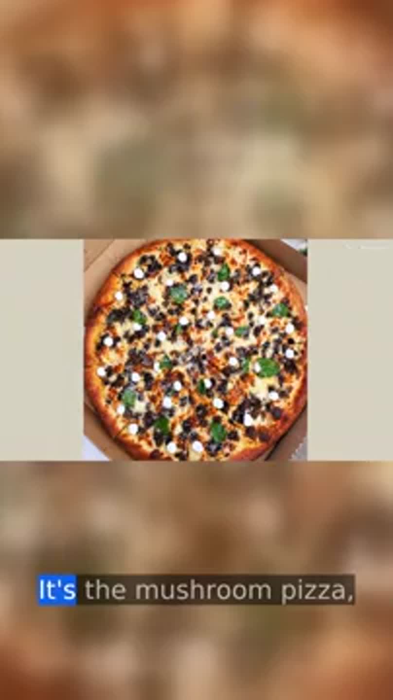 Ozzi’s mushroom pizza has more cheese than you think
