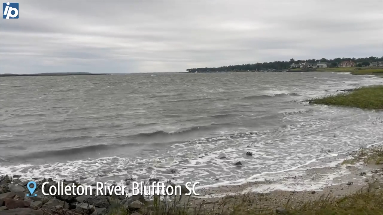Before Hurricane Ian arrived in SC, this inland river showed its strength