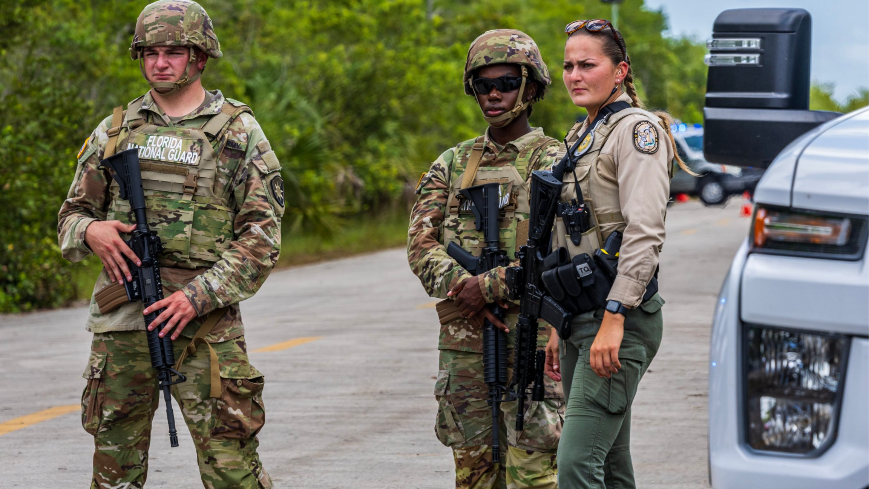 Tensions escalate at ‘Alligator Alcatraz’ during Trump’s visit