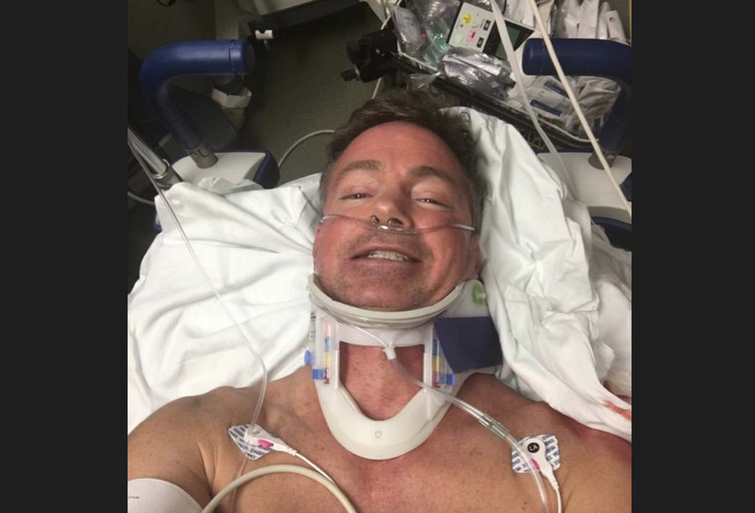 Cyclist forgives driver who hit, almost paralyzed him