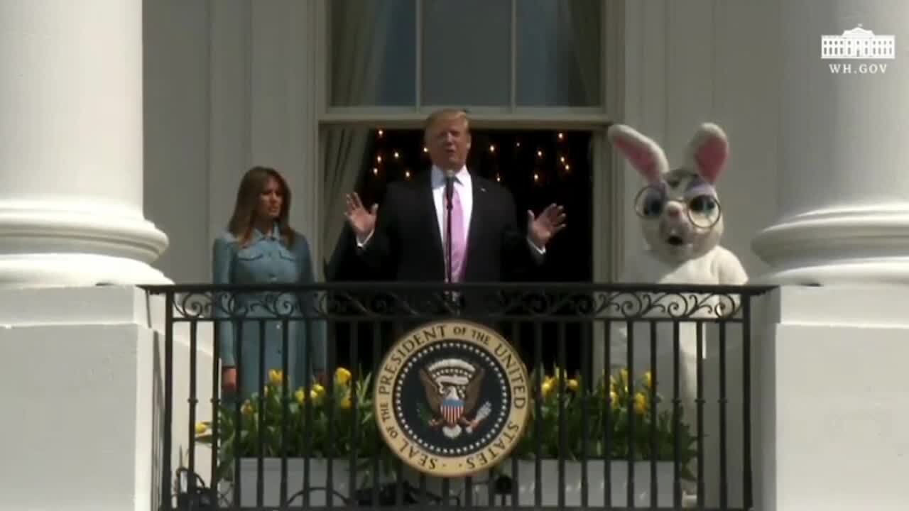 Easter Egg Roll 2019: Trump praises First Lady, talks about economy