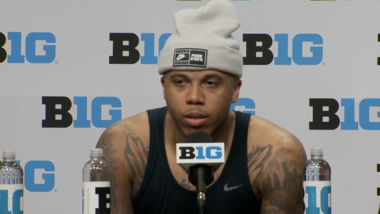 Penn State basketball’s Myles Dread speaks on key moment in Big Ten tournament upset over Ohio State