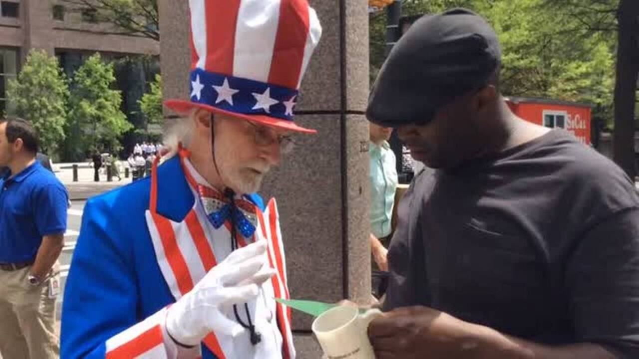 Charlotte’s ‘Uncle Sam’ is on a mission to end political gridlock