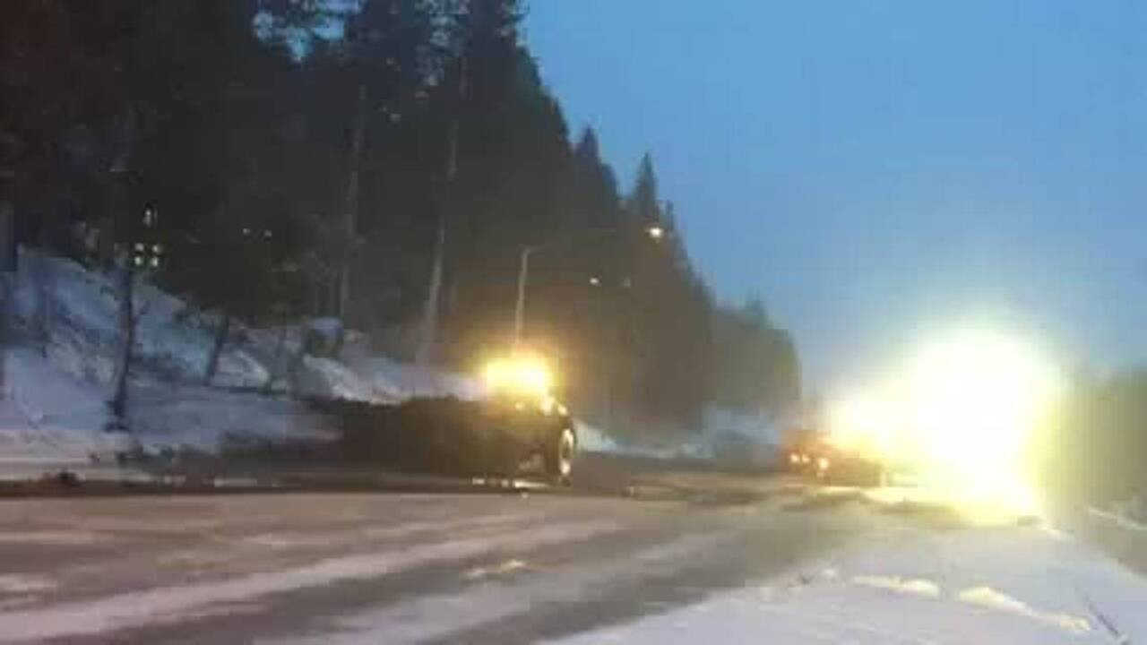 Emergency crews work to clear Interstate 80 mudslide
