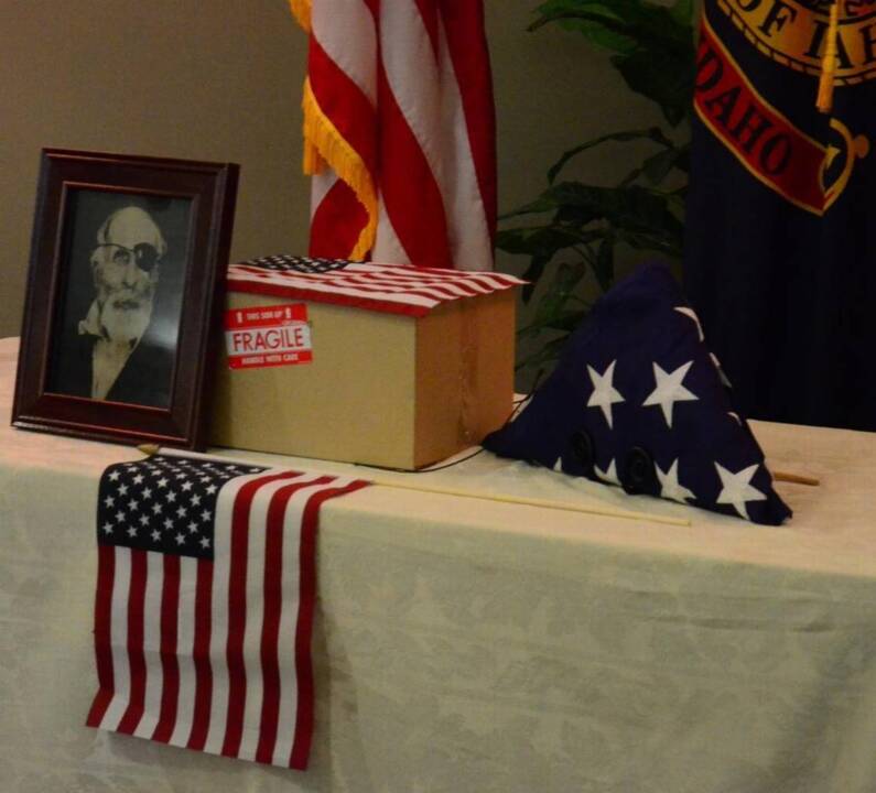 Civil War veteran's remains pass through Idaho to final resting place