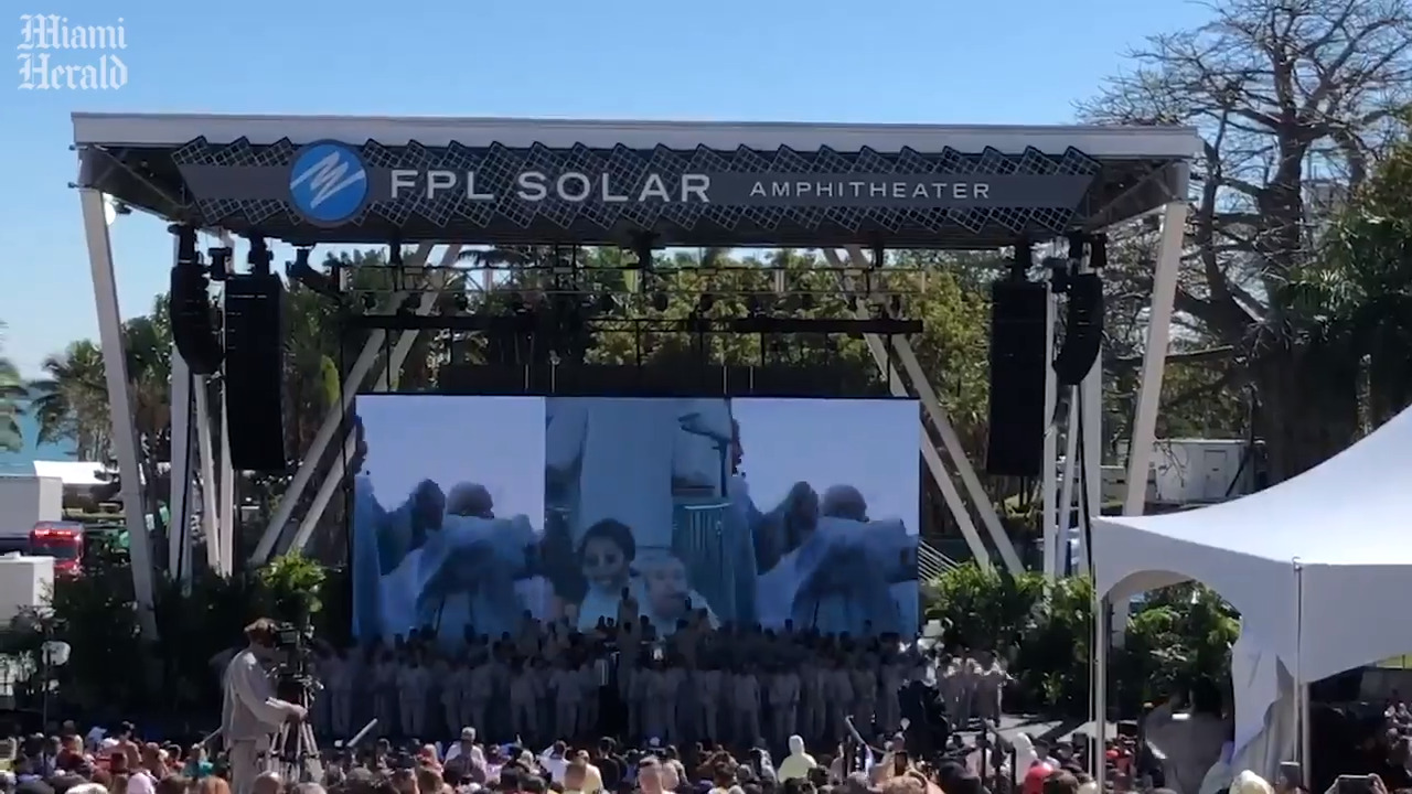 Kanye West Sunday service the morning of Super Bowl