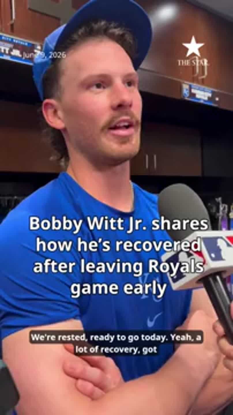 Bobby Witt Jr. shares how he’s recovered after leaving Royals game early