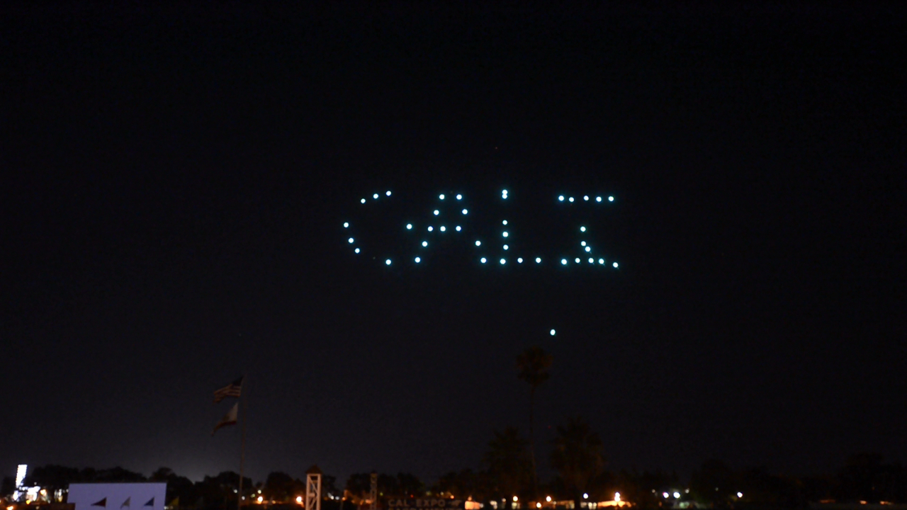 See drones fall from sky during State Fair light show debut