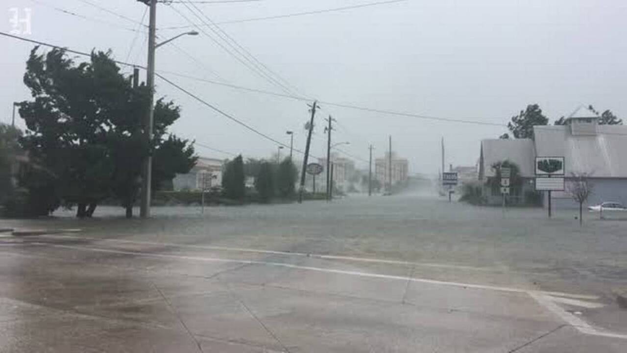 Flooding from Hurricane Matthew in St. Augustine, Fla.