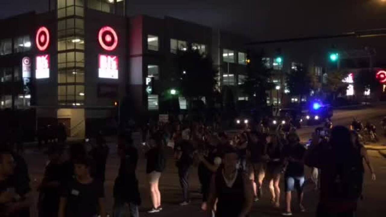Protest Sunday night in Charlotte