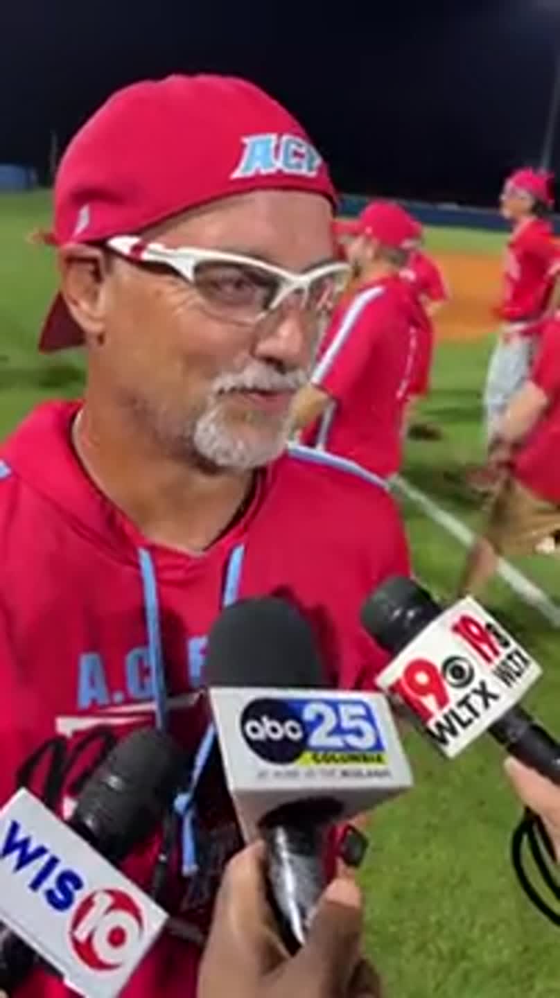 AC Flora, coach Andy Hallett celebrate baseball state title