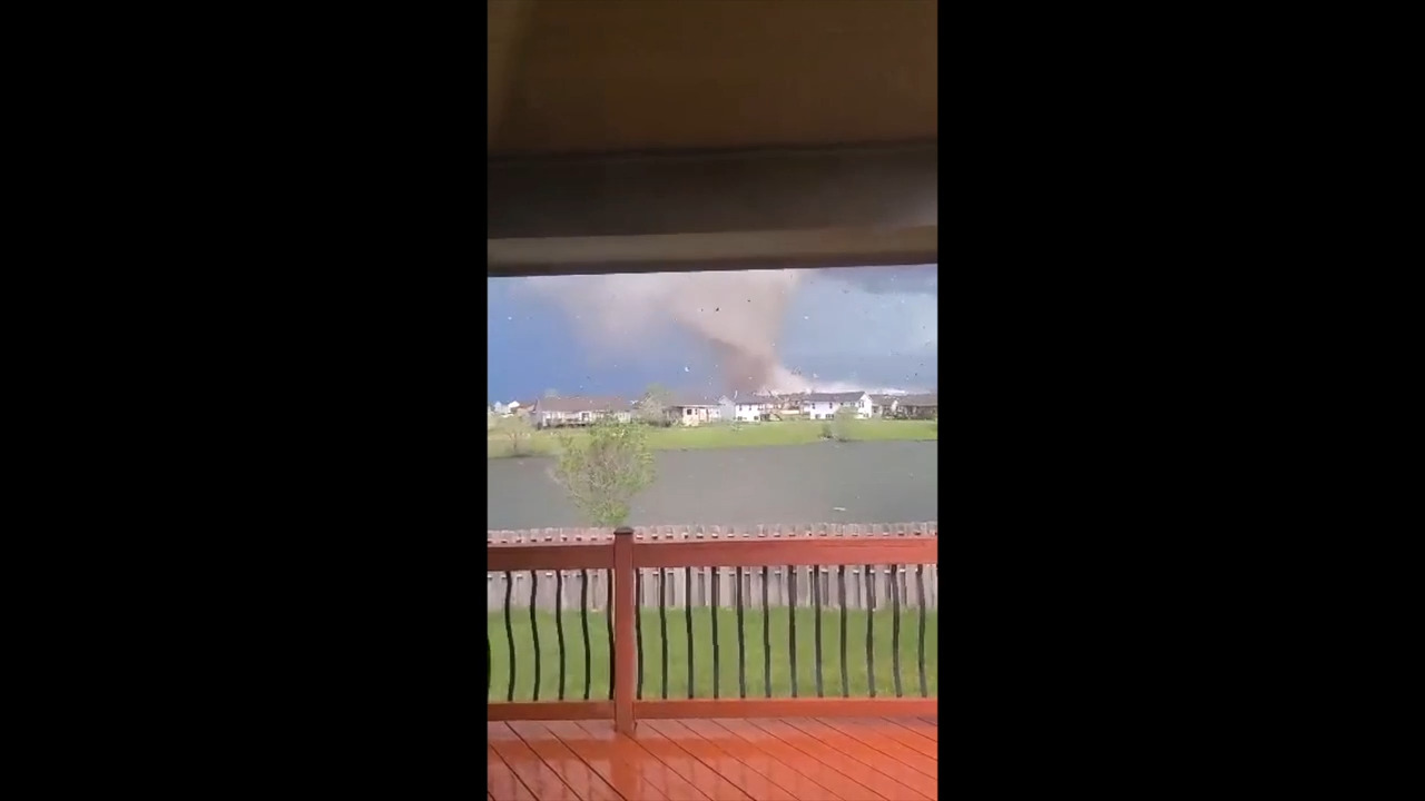 Tornado rips through Andover neighborhood