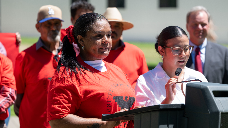 These California farmworkers say they were fired for leaving the field in extreme heat
