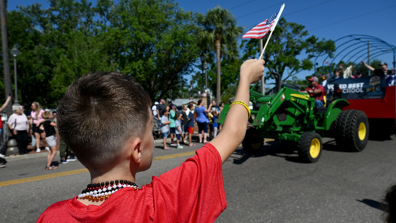 Take a look at the annual DeSoto Children’s Parade in Palmetto