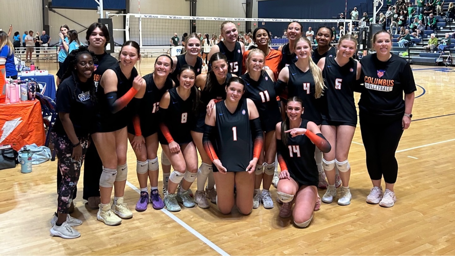 Columbus High upsets top seed to reach volleyball state championship match