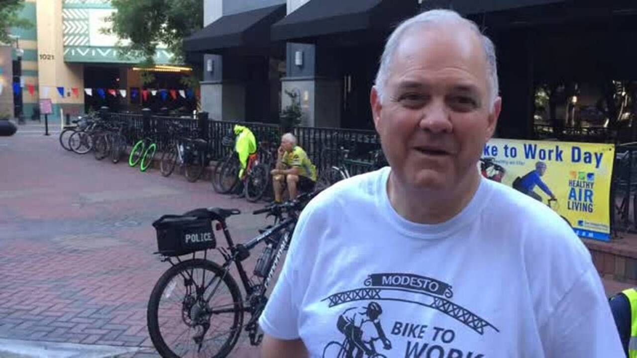Bike to Work Day in Modesto