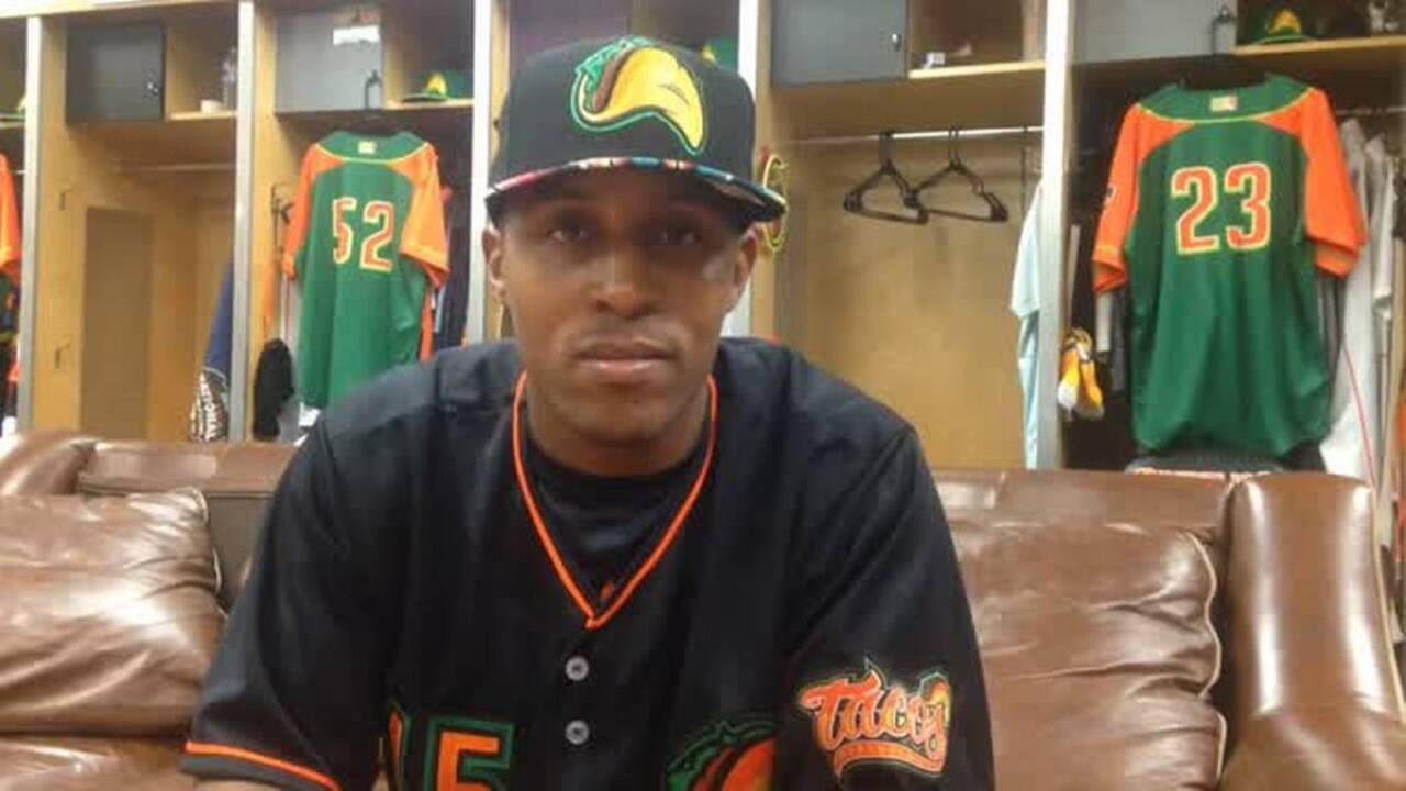 Fresno Grizzlies' Tony Kemp talks Taco jersey, mascot