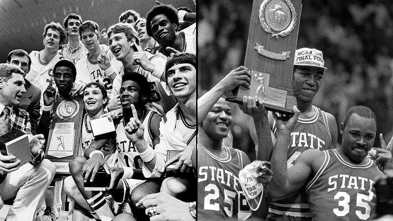 Look back at NC State's 1974 and 1983 national championships