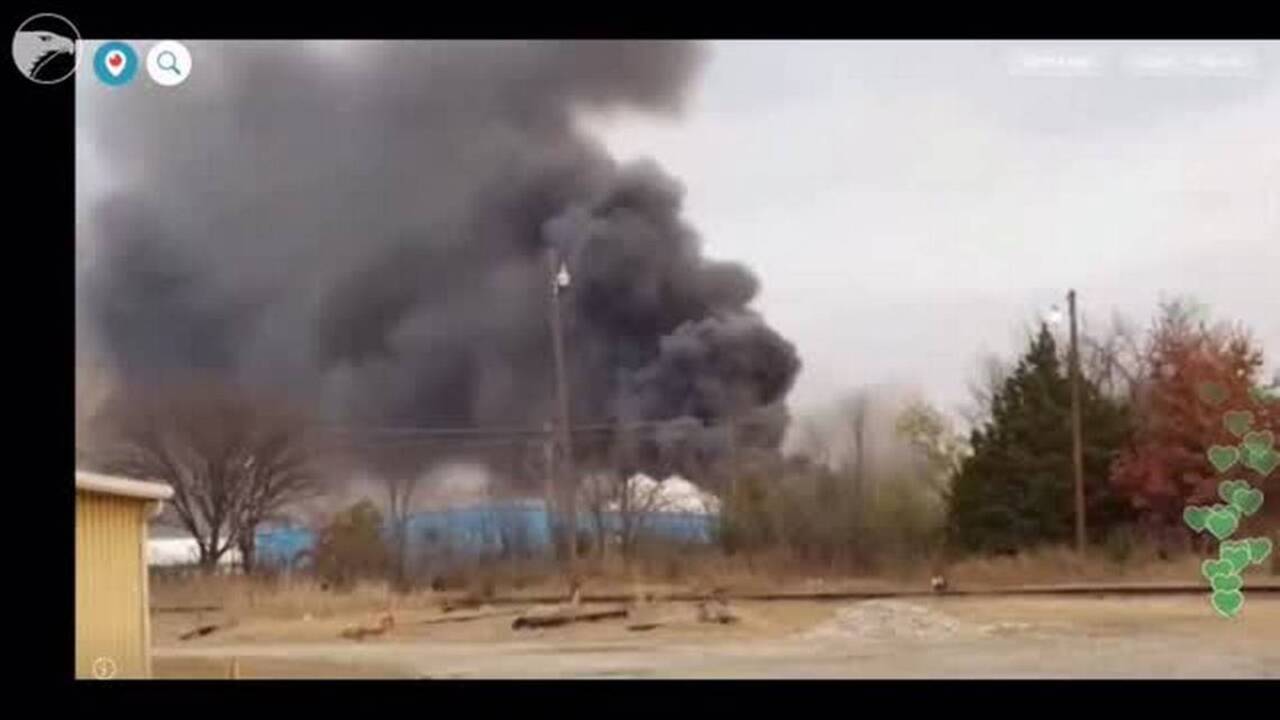 Wichita Explosion Eyewitness footage of explosion, fire at Neodesha plant (Video ...
