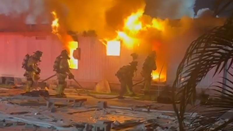 Suspected arson being investigated in Sweetwater trailer park soon to be razed
