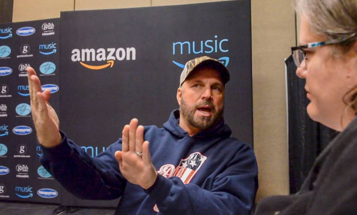 We spoke to Garth Brooks in Tacoma. His message? ‘Love one another. Show tolerance’