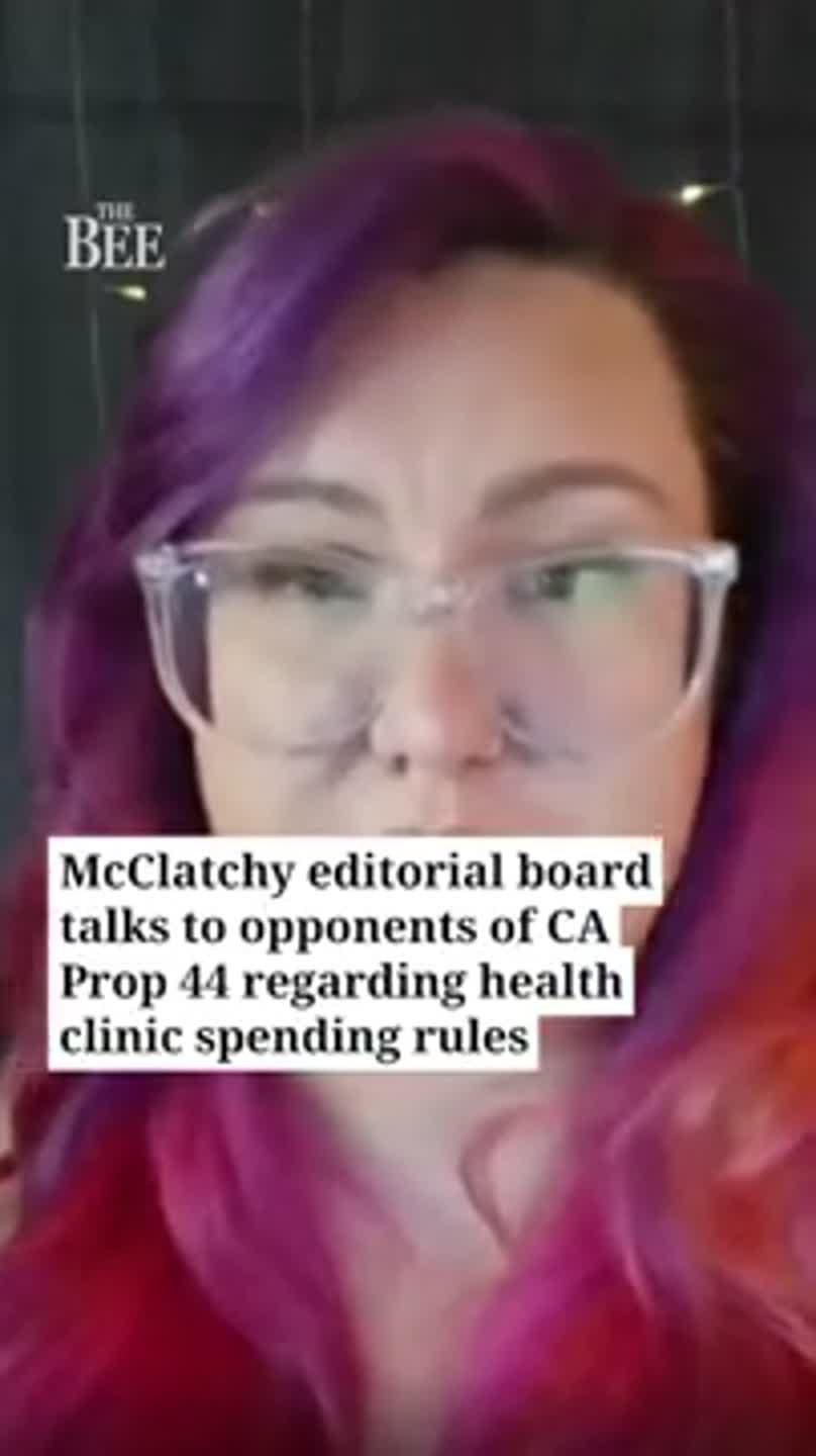 McClatchy Media California interviews opponents of Prop. 44 on November 2026 ballot