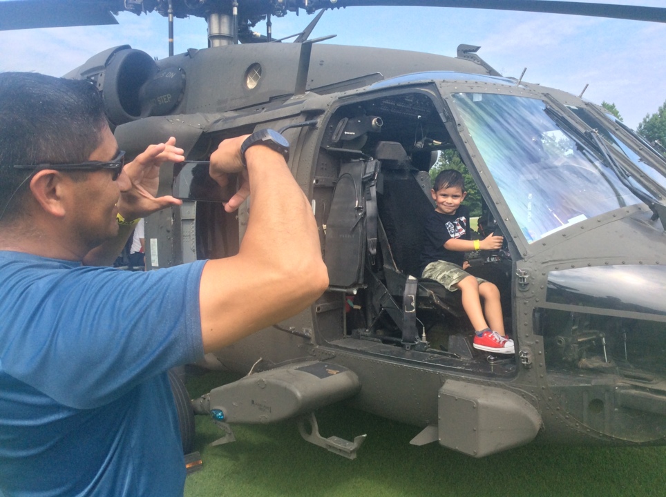 Chilean army officer celebrates the Fourth of July for first time