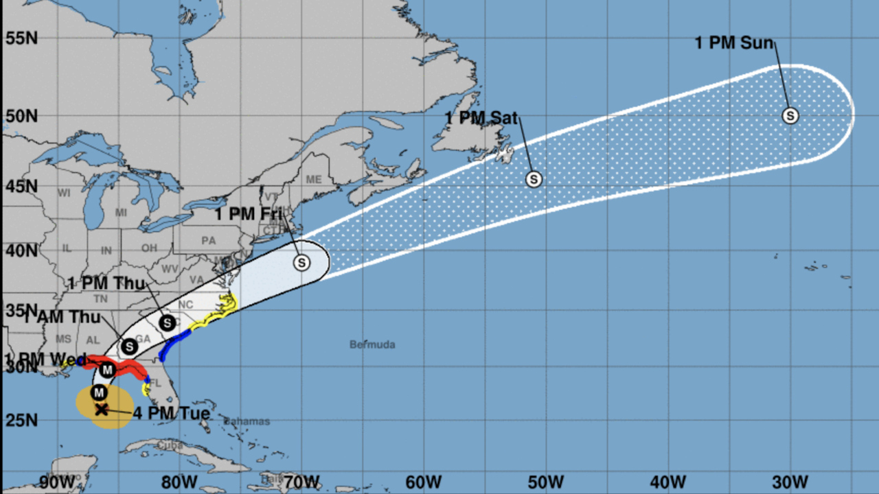 Hurricane Michael strengthens to a dangerous Cat 3
