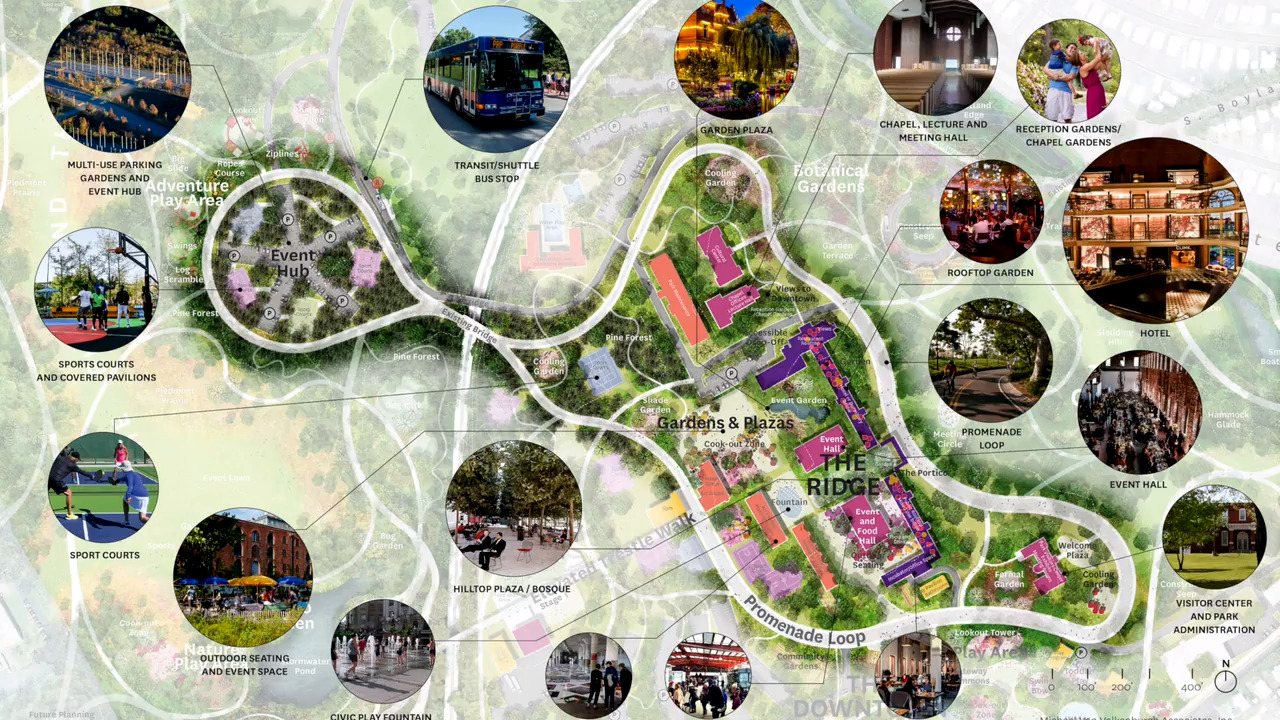 What will you be able to do at Dix Park in Raleigh?