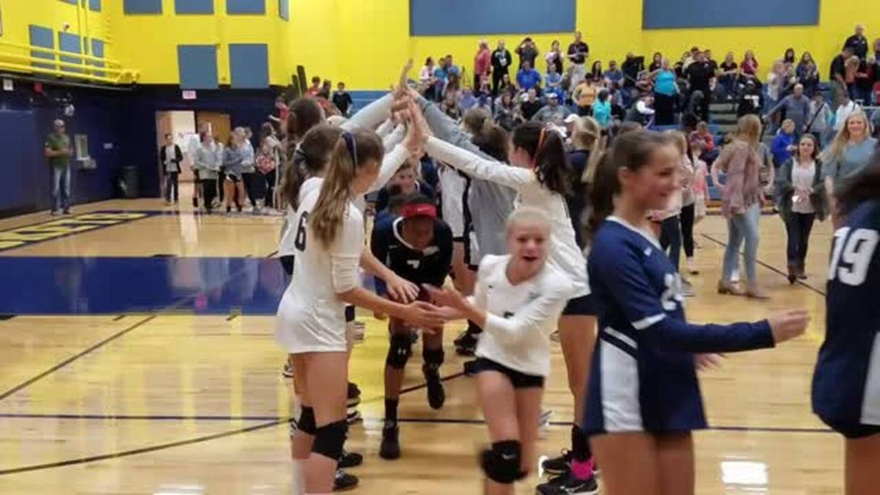 'Hawks rule the night in Fort Mill middle school volleyball championships