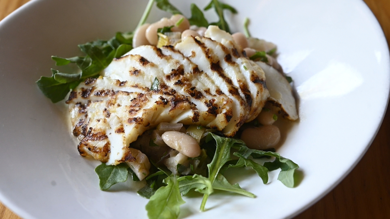 ‘You Gotta Try This’ grilled calamari salad at The Press Bistro
