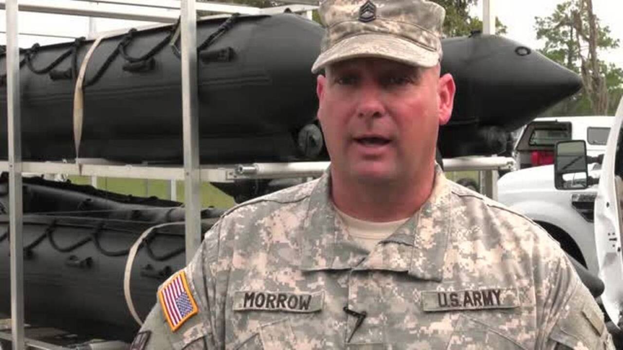 Florida National Guard prepares for Hurricane Matthew