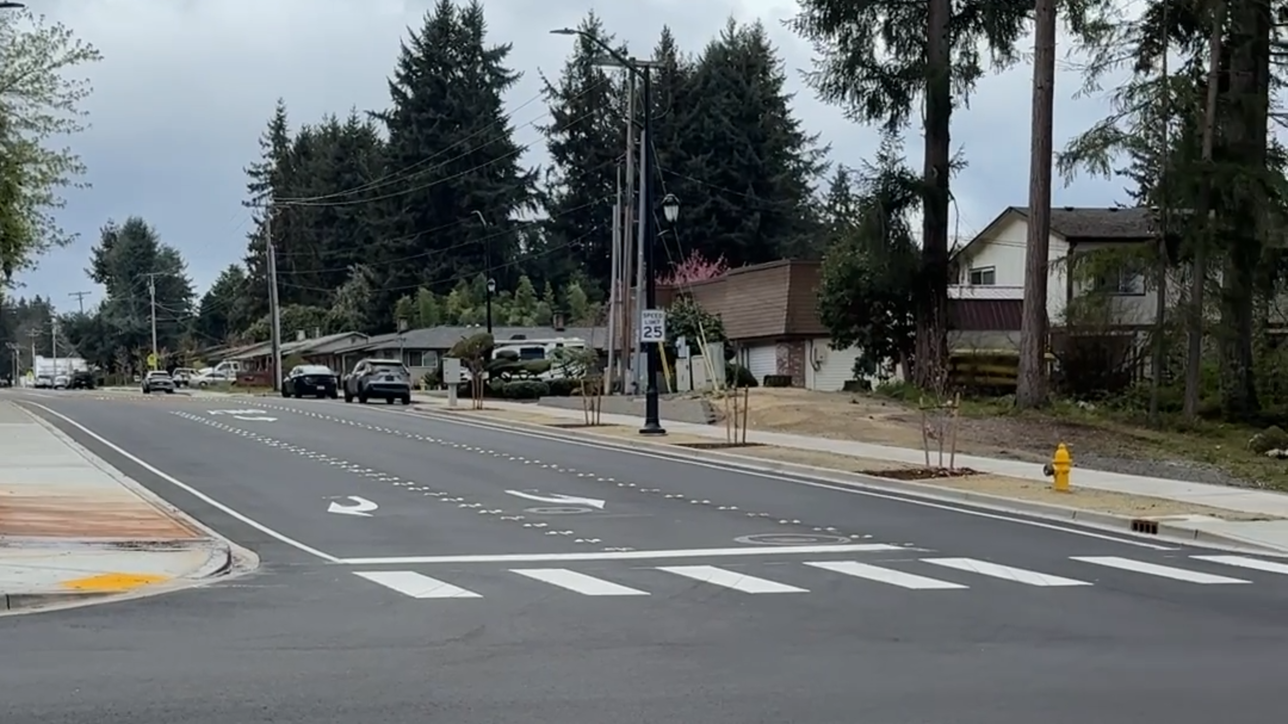 The College Street extension Before and After