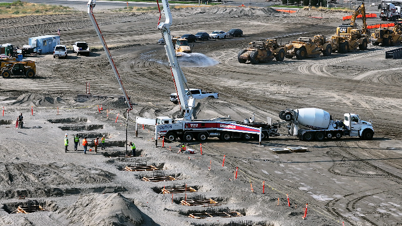 What’s being built there? $2.5M office condos + New precast concrete plant