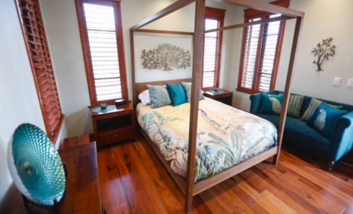 Peek inside a 336-square-foot peacock-themed guest home in SLO